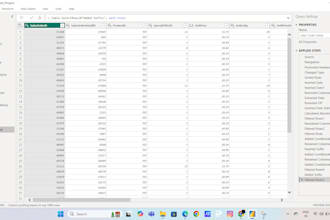 do data cleaning  and transform your data using power query and python