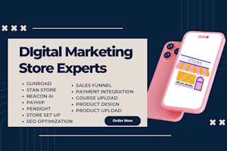 stan store, gumroad, payhip, digital product design expert, beacons ai, shopify