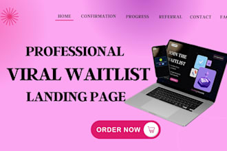 design your waitlist landing page, landing page design, landing page redesign