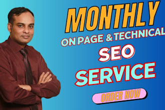 do monthly SEO service for your website