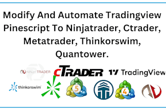 modify and automate tradingview pinescript to ninjatrader, ctrader, thinkorswim