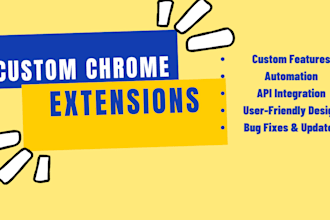 build custom chrome extensions