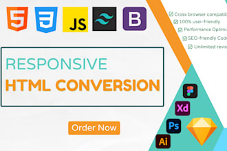 convert figma to html, sketch to html, xd to html, psd to html css