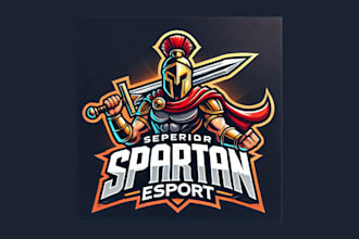 make different superior spartan mascot logo for your company