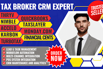 setup quickbooks thryv turbo tax financial cents taxslayer method tax broker crm
