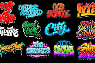 do redo hand lettering, signature and graffiti logo for you