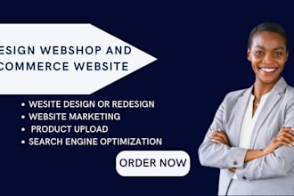 design webshop, ecommerce in odoo, squarespace, wix, shopify, godaddy website