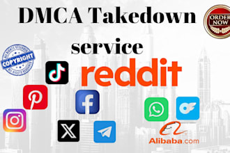 remove harassing leaked content on tiktok, reddit, google, fb, ytandx under dmca