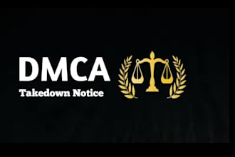 send dmca takedown notice to remove infringement from google yt fb reddit tiktok