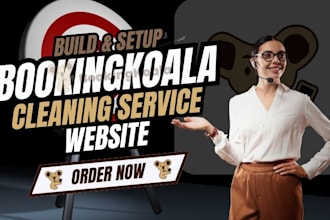 build bookingkoala website cleaning service website bookingkoala website
