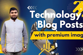 write tec and technology blog posts monthly