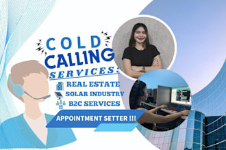 do professional cold calling and appointment setting