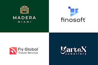design a unique timeless modern brand logo