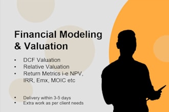 financial models, company valuation and financial analysis, business valuation
