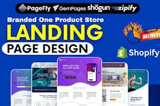 duplicate shopify landing page one product store design pagefly gempages