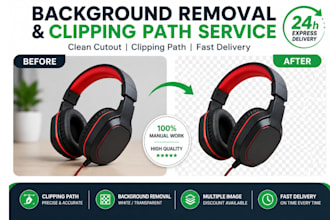 remove backgrounds and create clipping paths