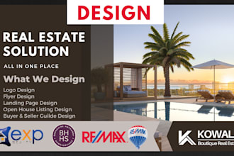 elevate your real estate brand, logo, flyer design boldtrail kvcore canva design