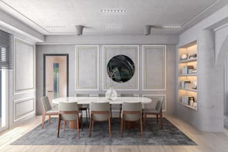 do interior design and 3d realistic rendering for homes, offices, and restaurant