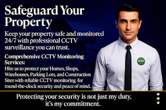 provide cctv monitoring for home safety