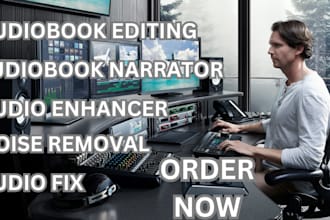 professionally edit narrate polish your audiobook for christian fiction book