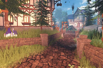 create roblox map, terrain map, environment, ugc assets, vfx, roblox animation