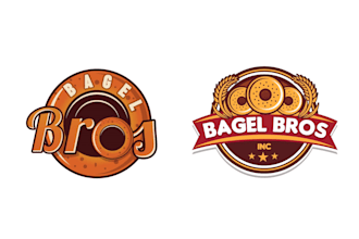 design wonderful bagel logo