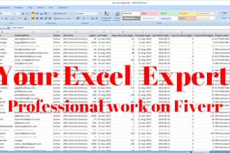 be your virtual assistant for data entry, excel spreadsheets formulas