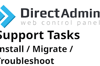 do directadmin install setup migration troubleshoot dns email litespeed