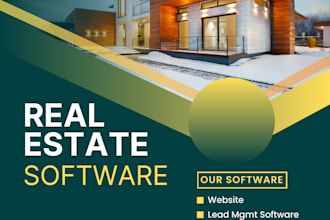make real estate software and website