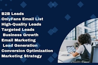 generate influencers lead only fans email list for sms campaign