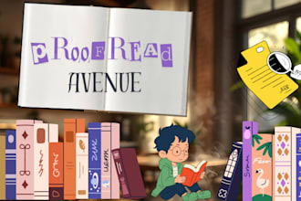 proofread books, inspect and review books and documents