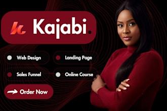kajabi landing page, kajabi website, kajabi online course, kajabi sales funnel