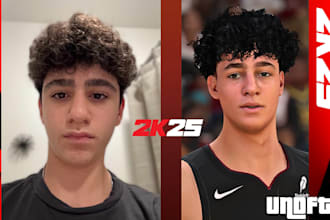 create a realistic face scan for your nba 2k myplayer