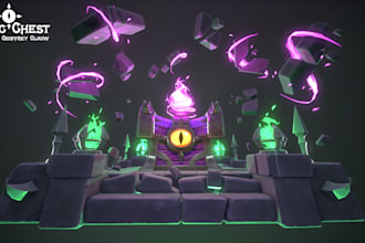 create game asset ready to unity and unreal engine