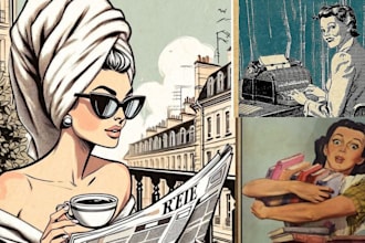 design retro vintage, 70s style marvel comic illustration , comic, book cover