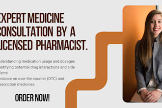 do medicine related consultation as a licensed pharmacist