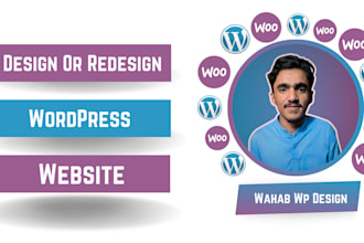 create design, redesign, rebuild revamp your wordpress elementor website