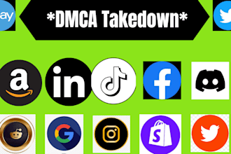 submit copyright and trademark notices,remove negative defaming content by dmca