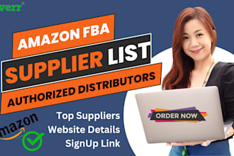 provide list of fba wholesale suppliers and distributors