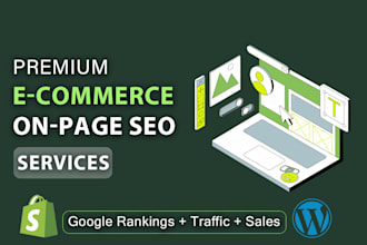 optimize website onpage SEO on shopify, wordpress, wix