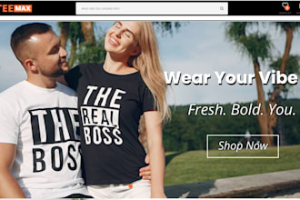 design t shirt shopify store cutsom t shirt print on demand t shirt website