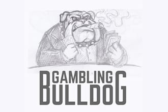 design awesome bulldog logo