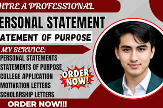 edit, proofread your personal statement, statement of purpose, admission essays