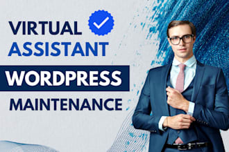 wordpress help and virtual assistant for your website maintenance