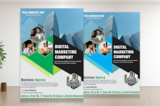 design a professional business flyer facebook banners