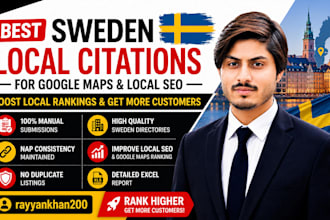 do best sweden local citations for google maps and local SEO