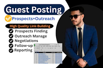 collect premium guest posting prospects and outreach
