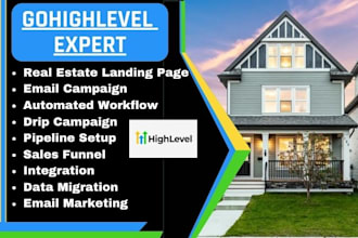 design gohighlevel idx website gohighlevel real estate mortgage landing page