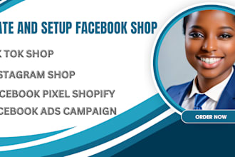 setup fb shop  ads campaign facebook pixel shopify tik tok shop