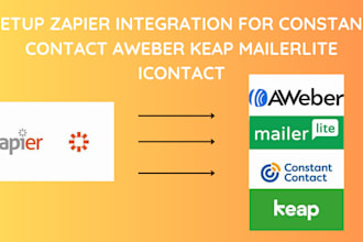 setup zapier integeration for constant contact aweber mailerlite sendgrid keap